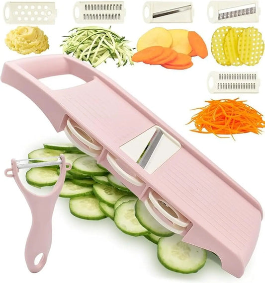 5-in-1 Adjustable Mandoline Slicer & Grater